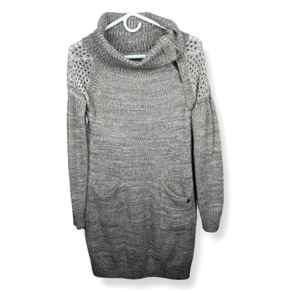 Prana Archer Sweater Dress in Earth Gray Brown Small - Picture 3 of 11